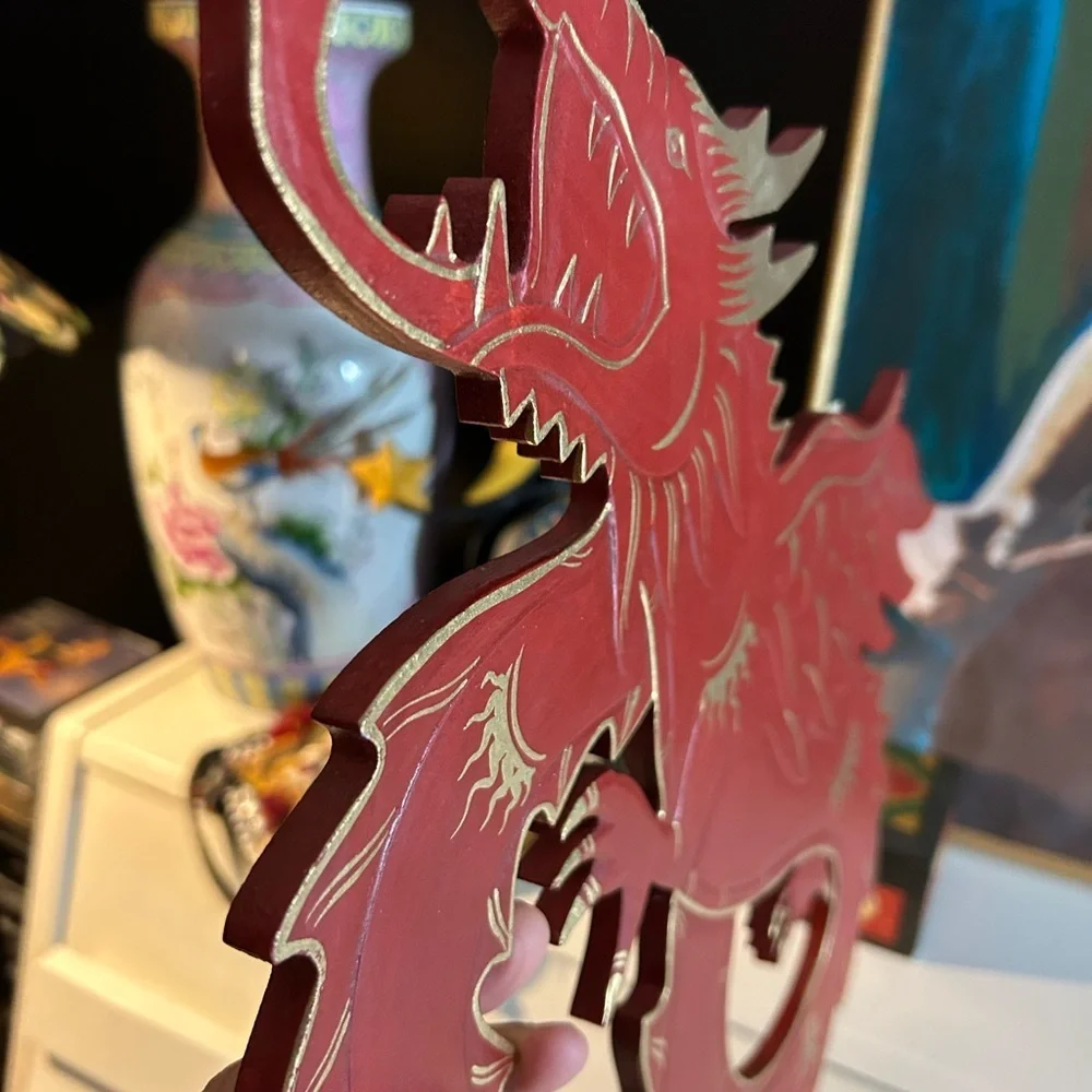 Fierce Red Dragon Wall Decor Indonesia - Picture 9 of 12